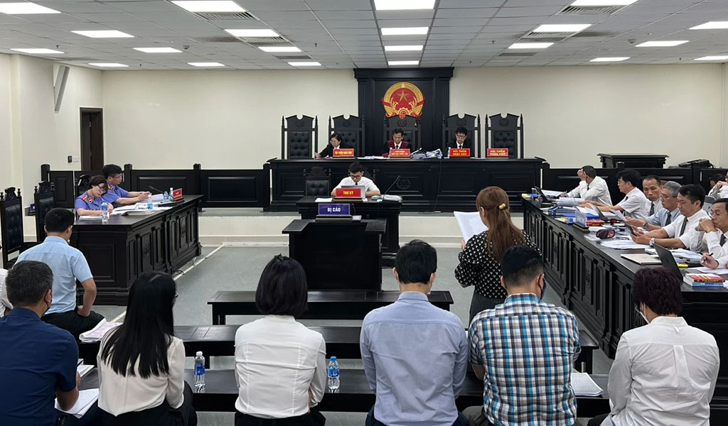 Các bị cáo trong vụ án liên quan đến bị cáo Nguyễn Thị Loan, cựu Chủ tịch Tập đoàn Vimedimex